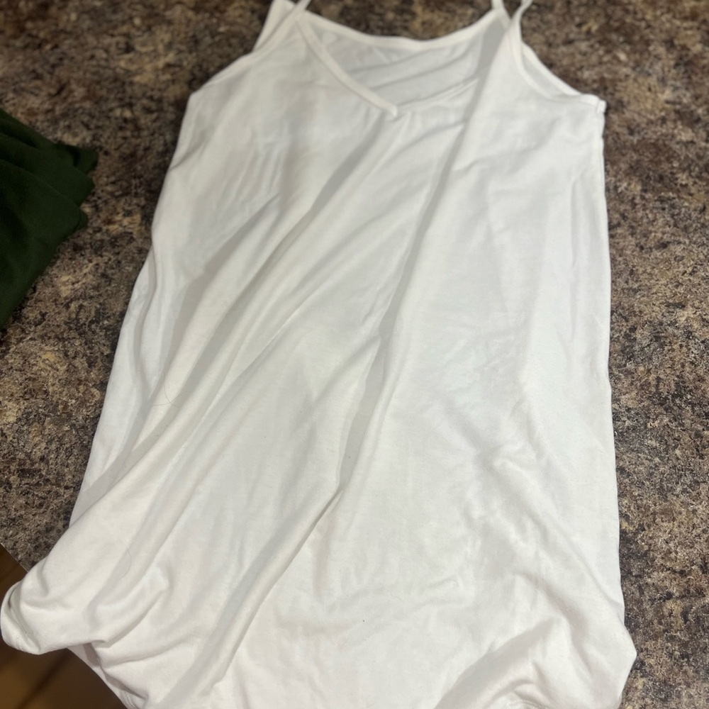 Gildan White Women's Camisole Top